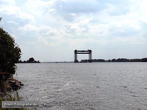 Hubbrücke von Karnin am 10.07.2008 - Foto: Olaf Hoell