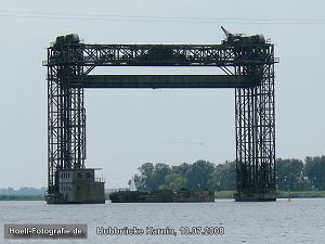 Hubbrücke von Karnin am 10.07.2008 - Foto: Olaf Hoell