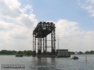 Hubbrücke von Karnin am 10.07.2008 - Foto: Olaf Hoell