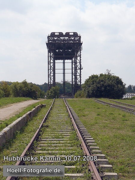 Hubbrücke von Karnin am 10.07.2008 - Foto: Olaf Hoell