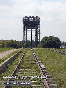 Hubbrücke von Karnin am 10.07.2008 - Foto: Olaf Hoell