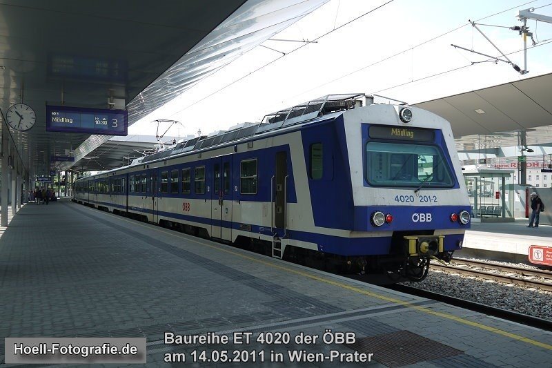 Baureihe ET 4020 der ÖBB als S-Bahn Wien - S-Bahn-Galerie.de