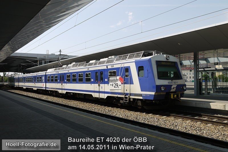 Baureihe ET 4020 der ÖBB als S-Bahn Wien - S-Bahn-Galerie.de