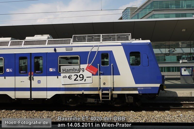 Baureihe ET 4020 der ÖBB als S-Bahn Wien - S-Bahn-Galerie.de