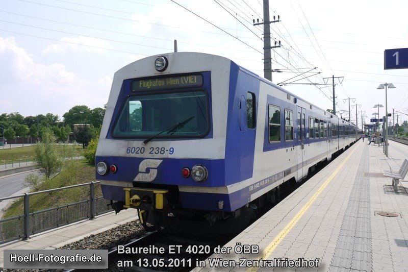 Baureihe ET 4020 der ÖBB als S-Bahn Wien - S-Bahn-Galerie.de