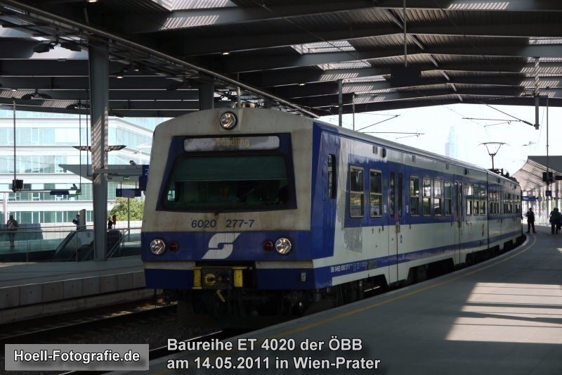 Baureihe ET 4020 der ÖBB als S-Bahn Wien - S-Bahn-Galerie.de