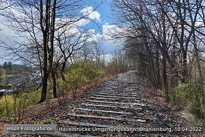 Brücke Umgehungsbahn in Oranienburg am 10.04.2022 - Foto: Olaf Hoell